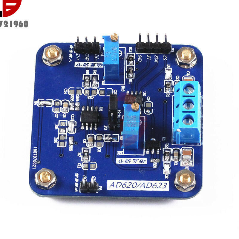 AD620 MCP41010 Programmable Potentiometer Gain Voltage Amplifier Modules Digital
