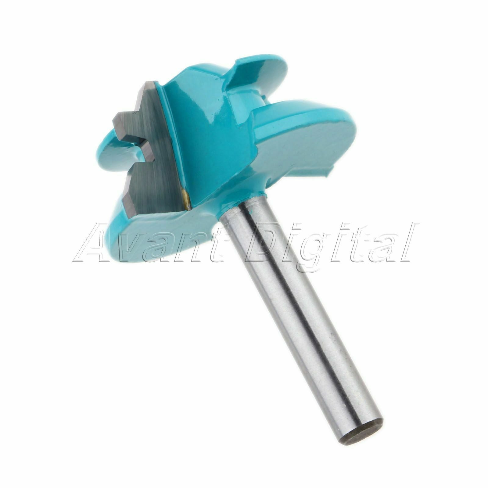 1/4”Handle 45 Degree Router Bit Lock Miter Cutting Diameter 1-1/2" Cutter Tool