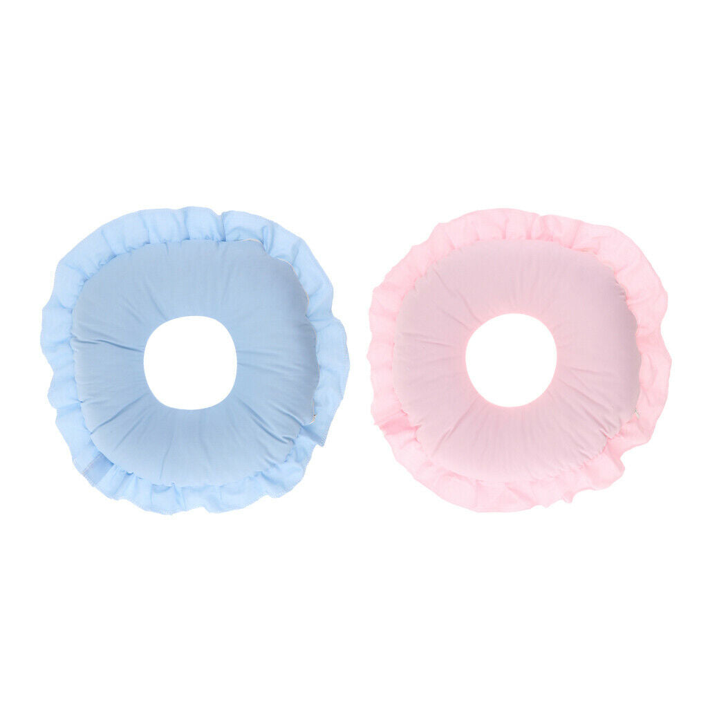 2 Pieces Soft Salon Face Massage Pillow Head Rest SPA Table Cradle Cushion