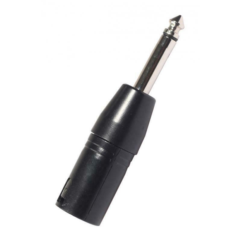 3 Pin XLR Male To 6.35mm Male Mono    Adapter Microphone