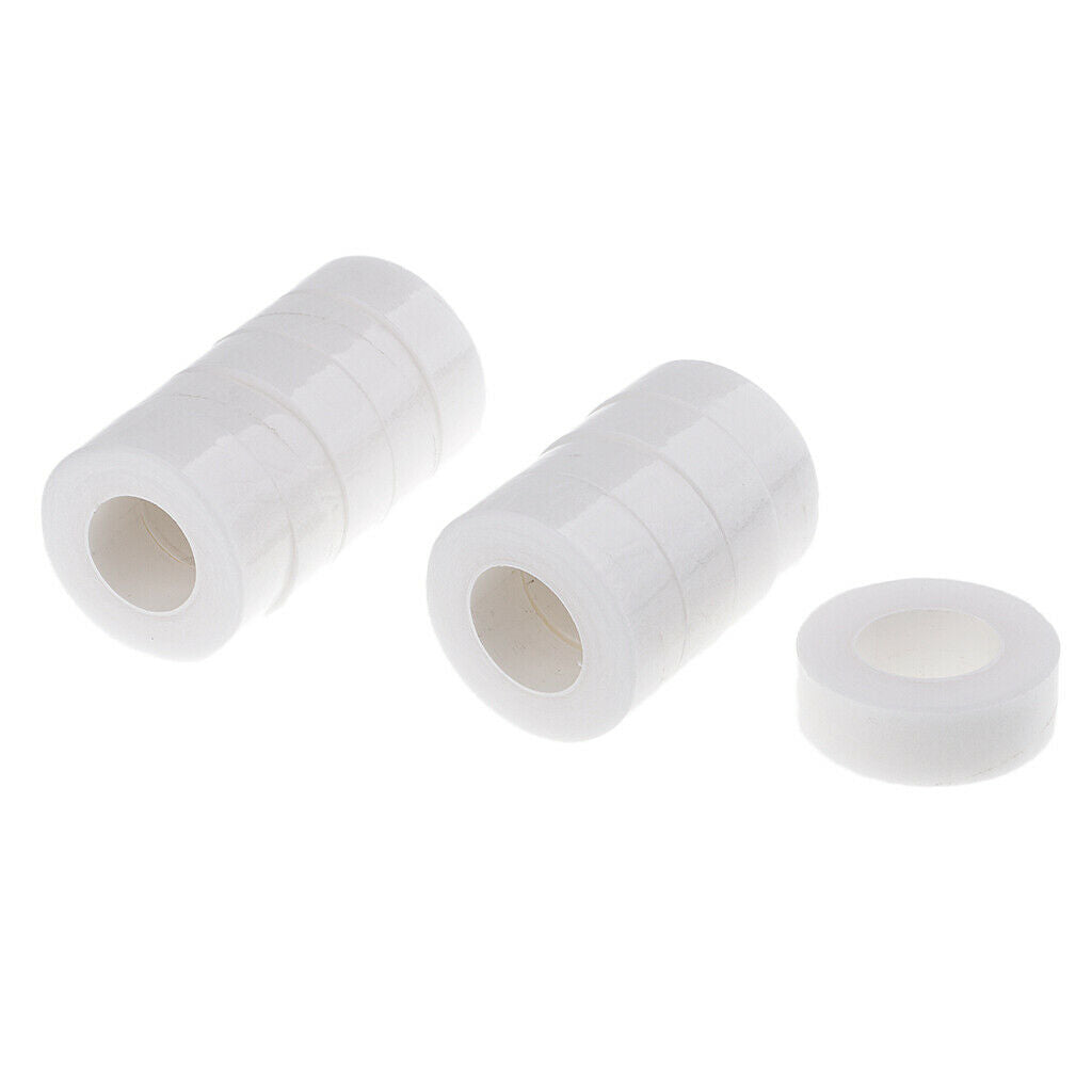 10pcs White Hem Iron-On Adhesive Hemming Tape Wonder Web, 0.79inch x 10