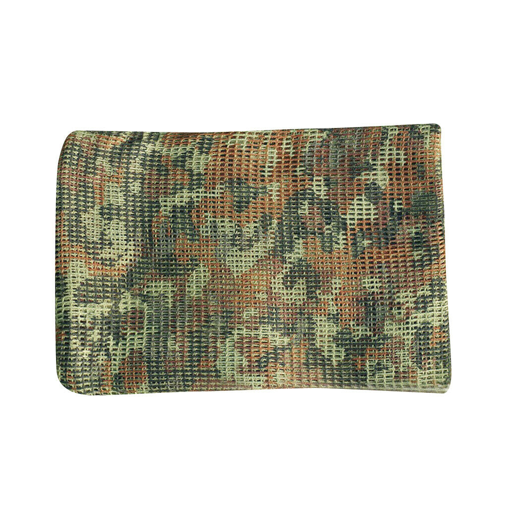 Men's Multifunctional Battle Combat Net Scarf Face Veil Neckerchief Camoflage