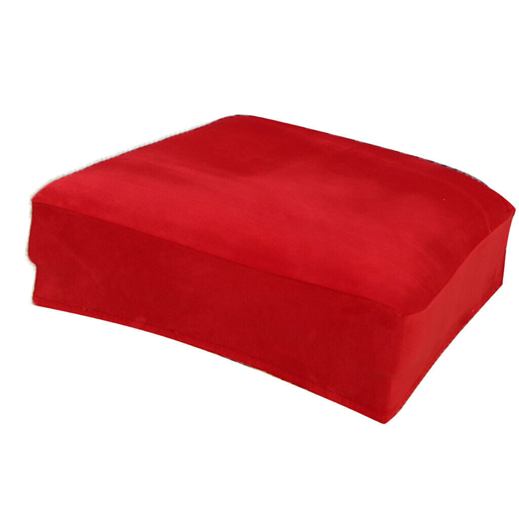 Velvet Polyester Stretch Wedding Banquet Dining Chair Seat Cover  Red