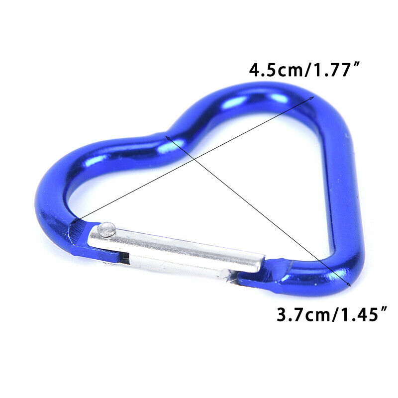 10pc Outdoor Ring Shape Carabiner Key Chain Clip Hook Lock Buckle Climb C.l8