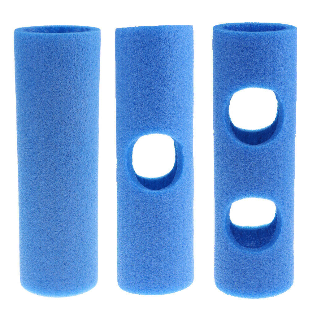 2X Swimming Pool Accessory Training Aids Holed Woggle Noodle Connector Blue