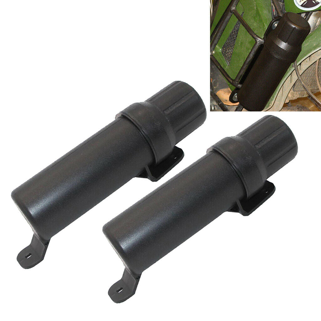 2pcs Waterproof Motorcycle Tool Tube 84mm Off-Road Motos Storage Canister