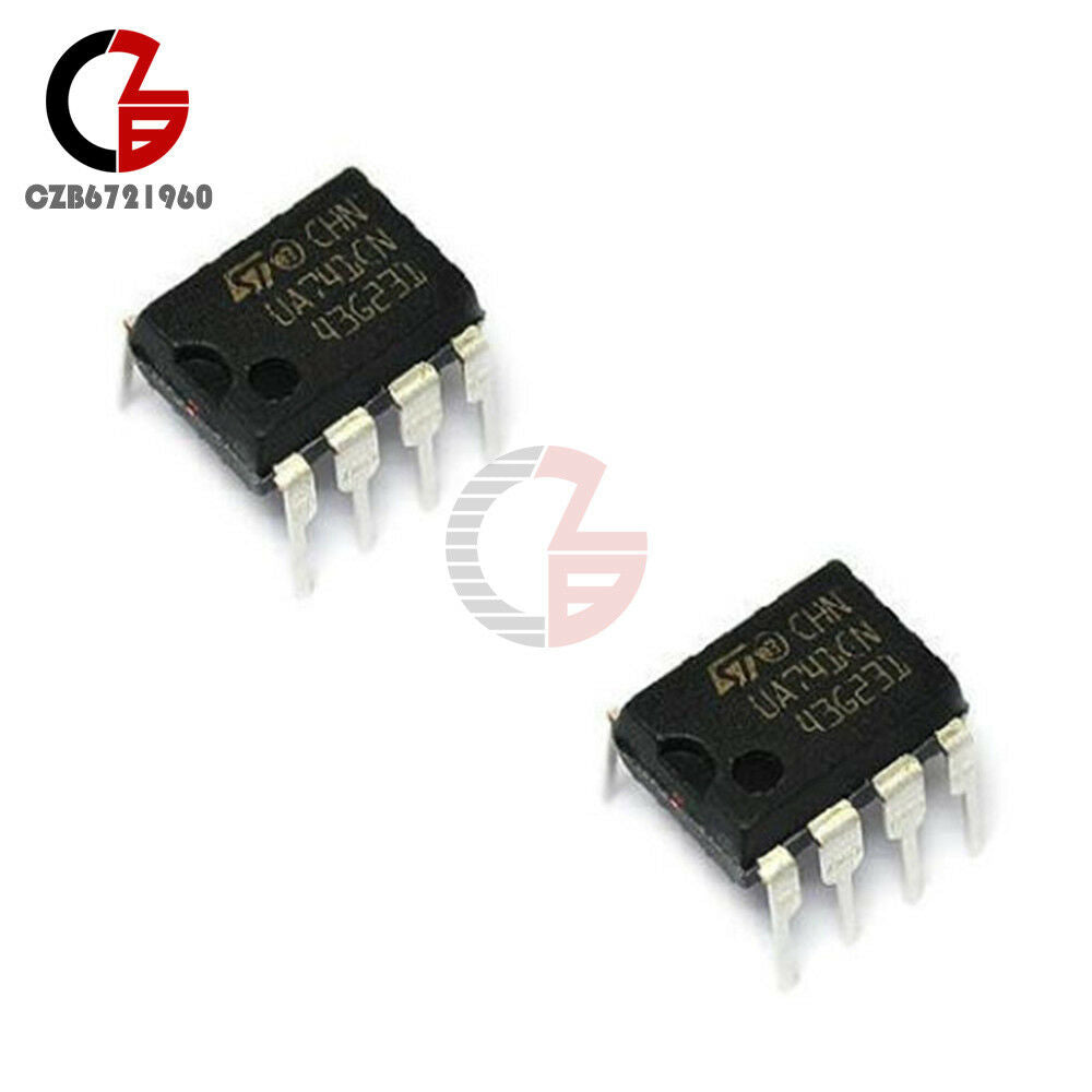 10PCS UA741CN DIP-8 UA741 LM741 ST OPERATIONAL AMPLIFIERS IC