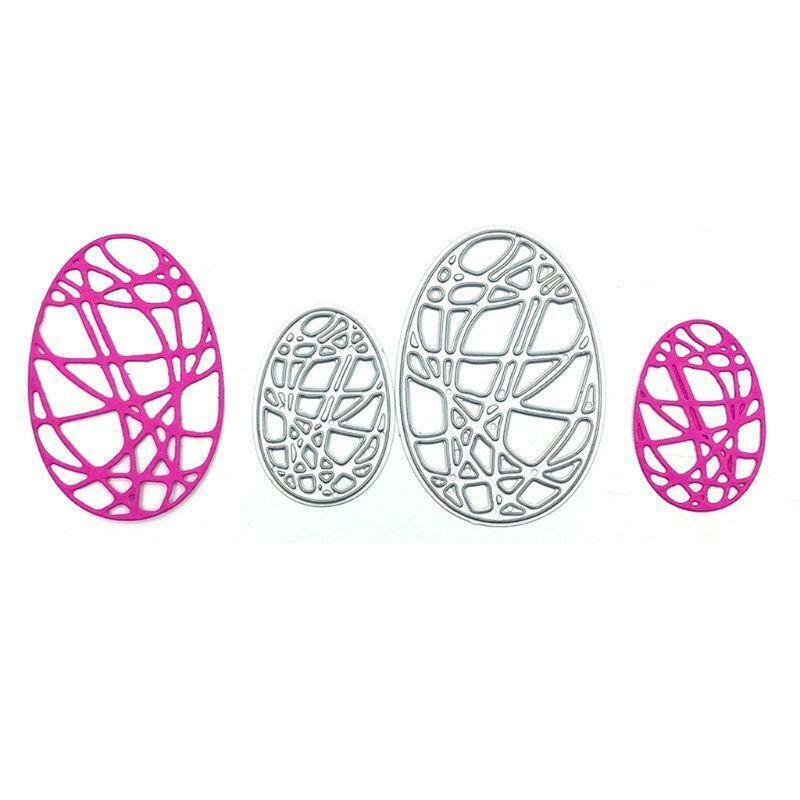 Easter eggs DIY Cutting Dies Embossing Stencil Template Scrapbooking Paper card