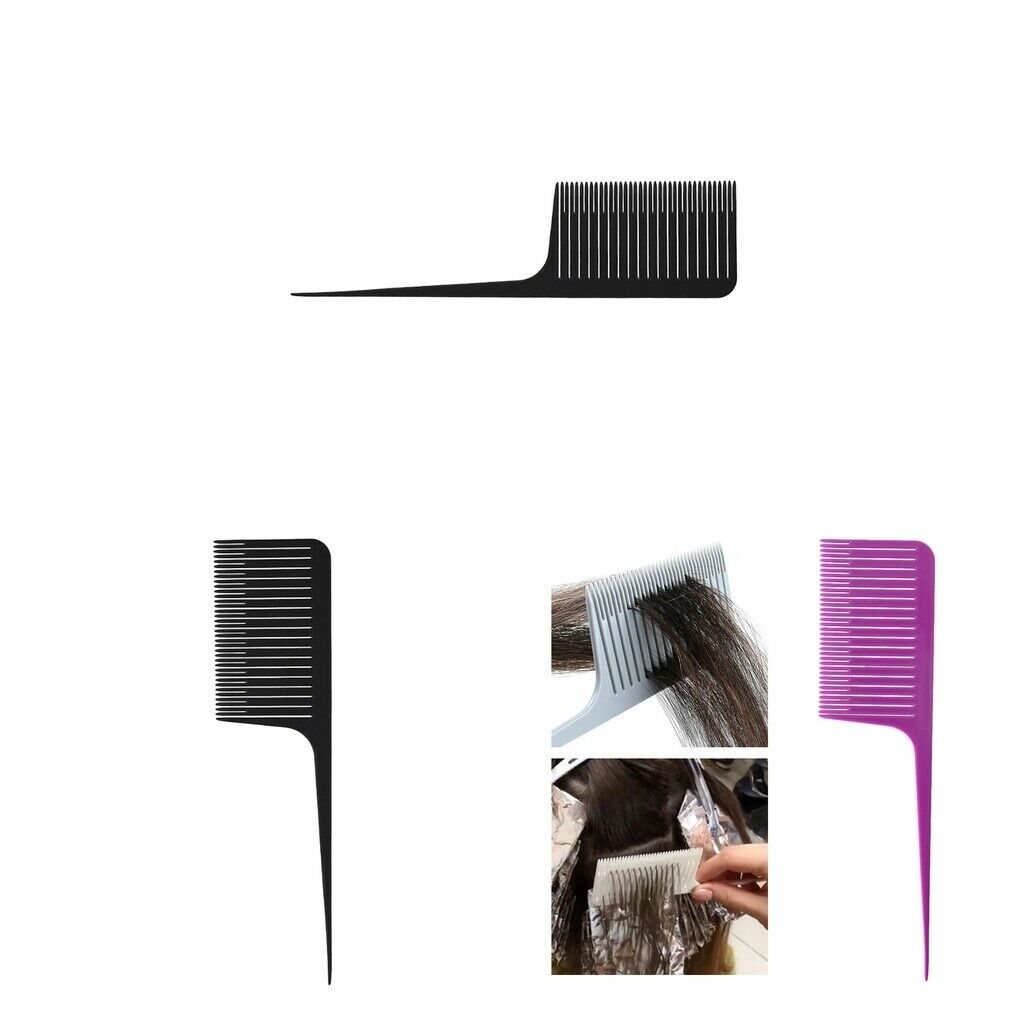 3x Weave Highlighting Foiling Fine Hair Comb Salon Dyeing Hairdressing