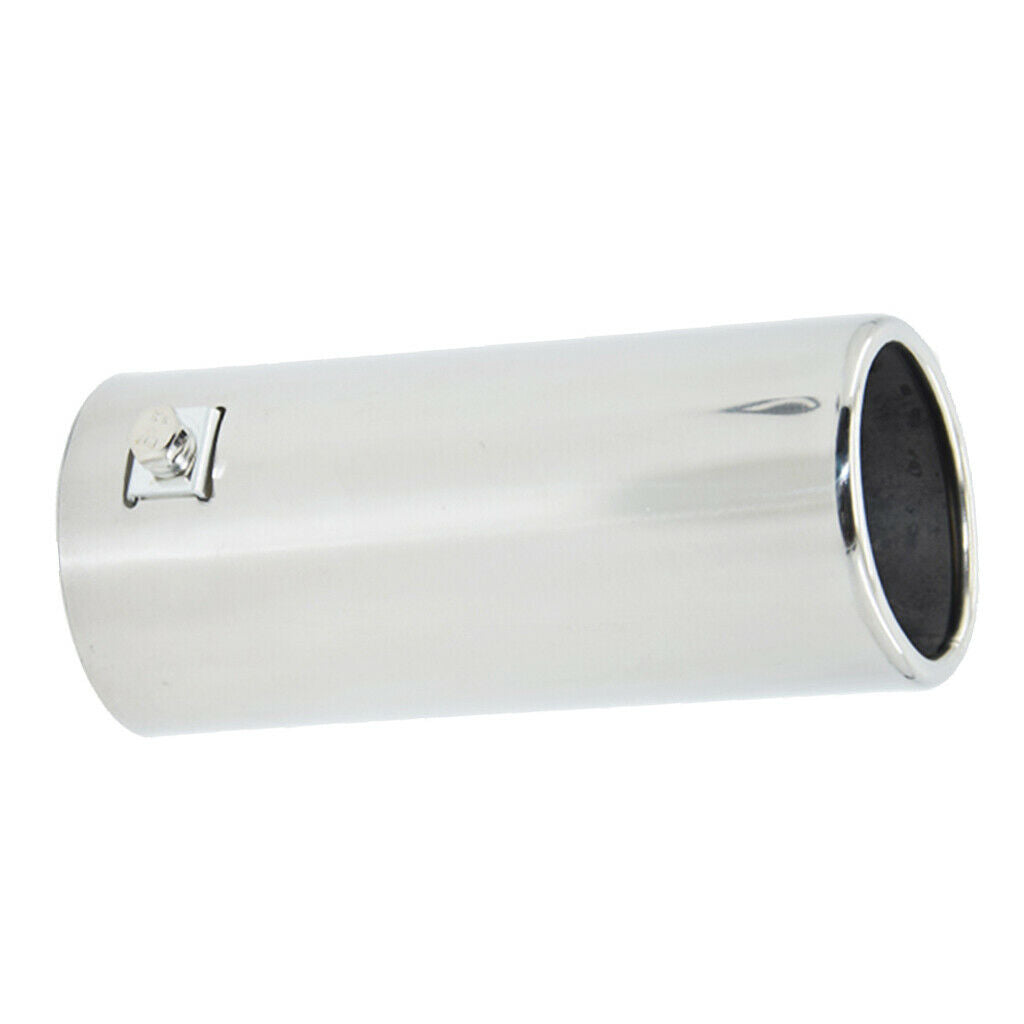 64mm Stainless Steel Car SUV Exhaust Muffler Tip 152mm