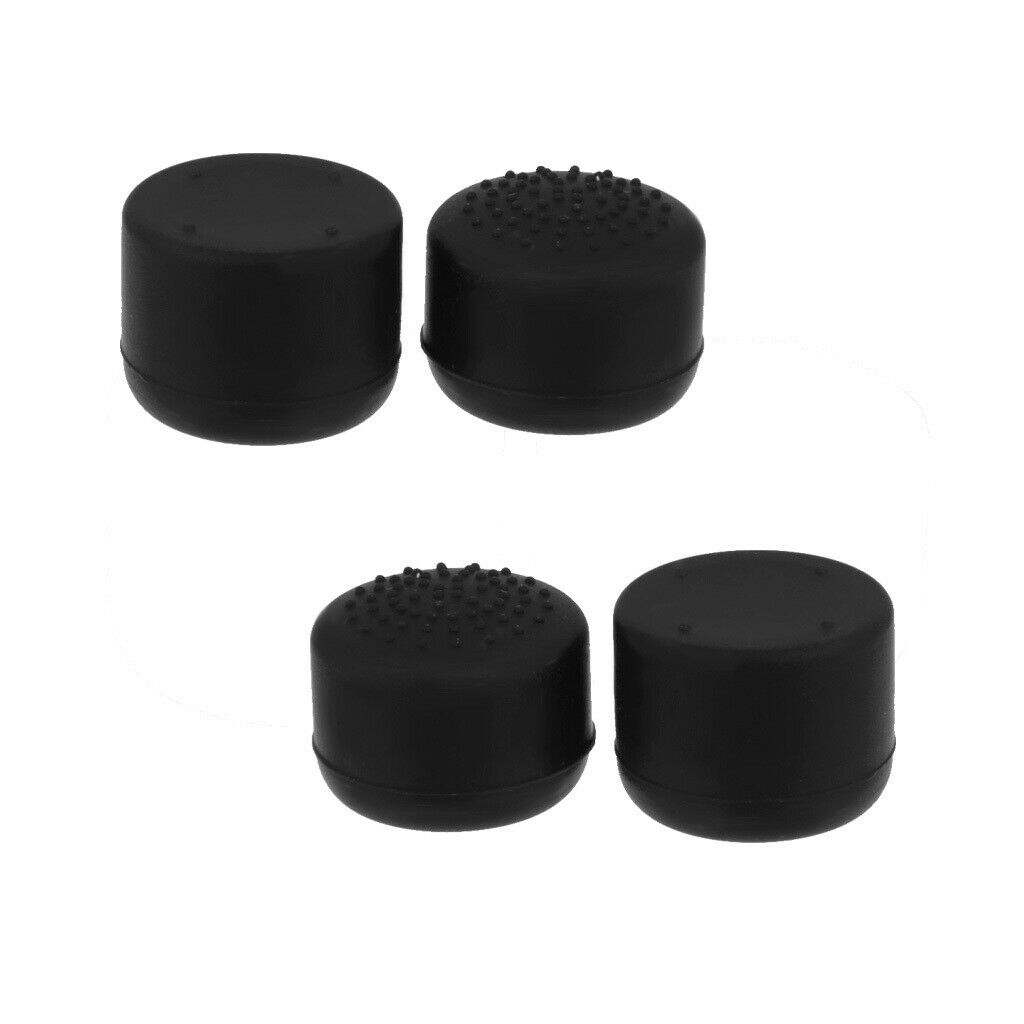 4 Pack Joystick Thumb Grip Extender for    4 Controller Black