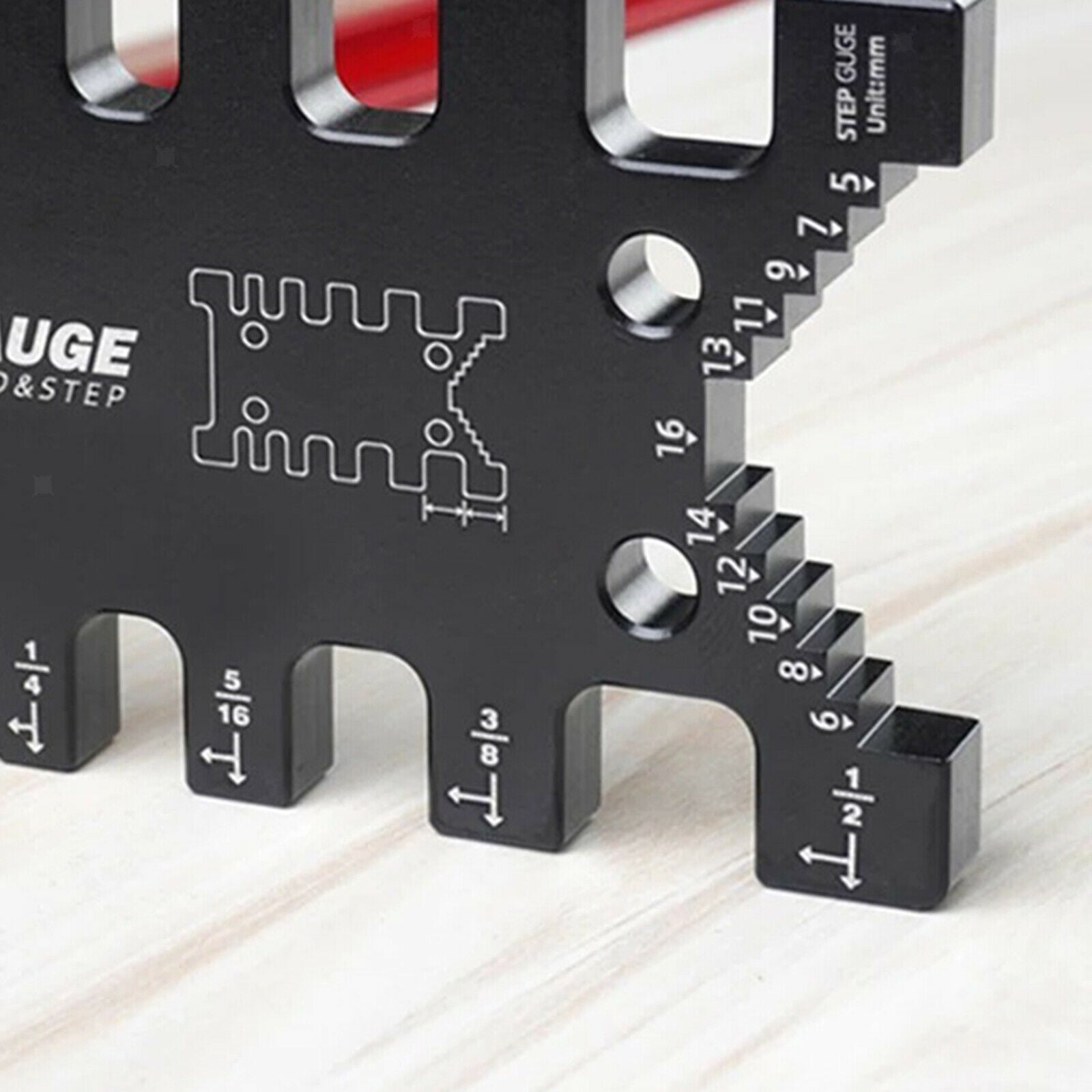 High Precision Dovetail Tenon Caliper Mortise Carpentry Saw Measuring Ruler