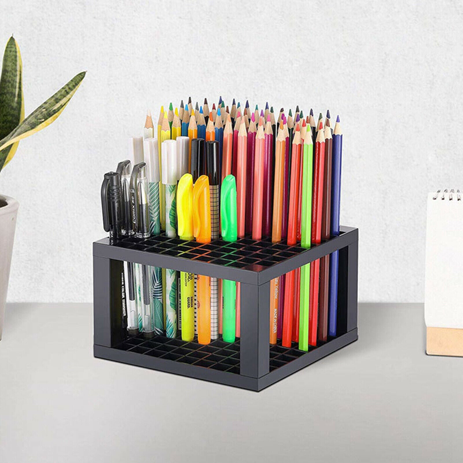 Folding Pen Holder Stand Durable Makeup Paint Organizer Desk Rack Bracket