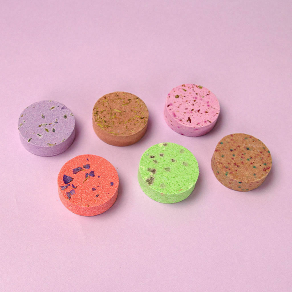 6Packs Aromatherapy Shower Steamers Home SPA Relaxation with Essential Oils