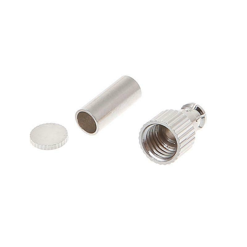2 In 1 TS9/CRC9 Male Right Angle RF Connector Coaxial Adapter For RG174/178/316