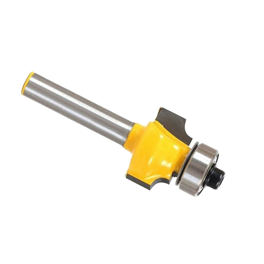 8pcs 1/8" Radius 1/4" Shank Round Over Beading Edging Router Bit Woodworking