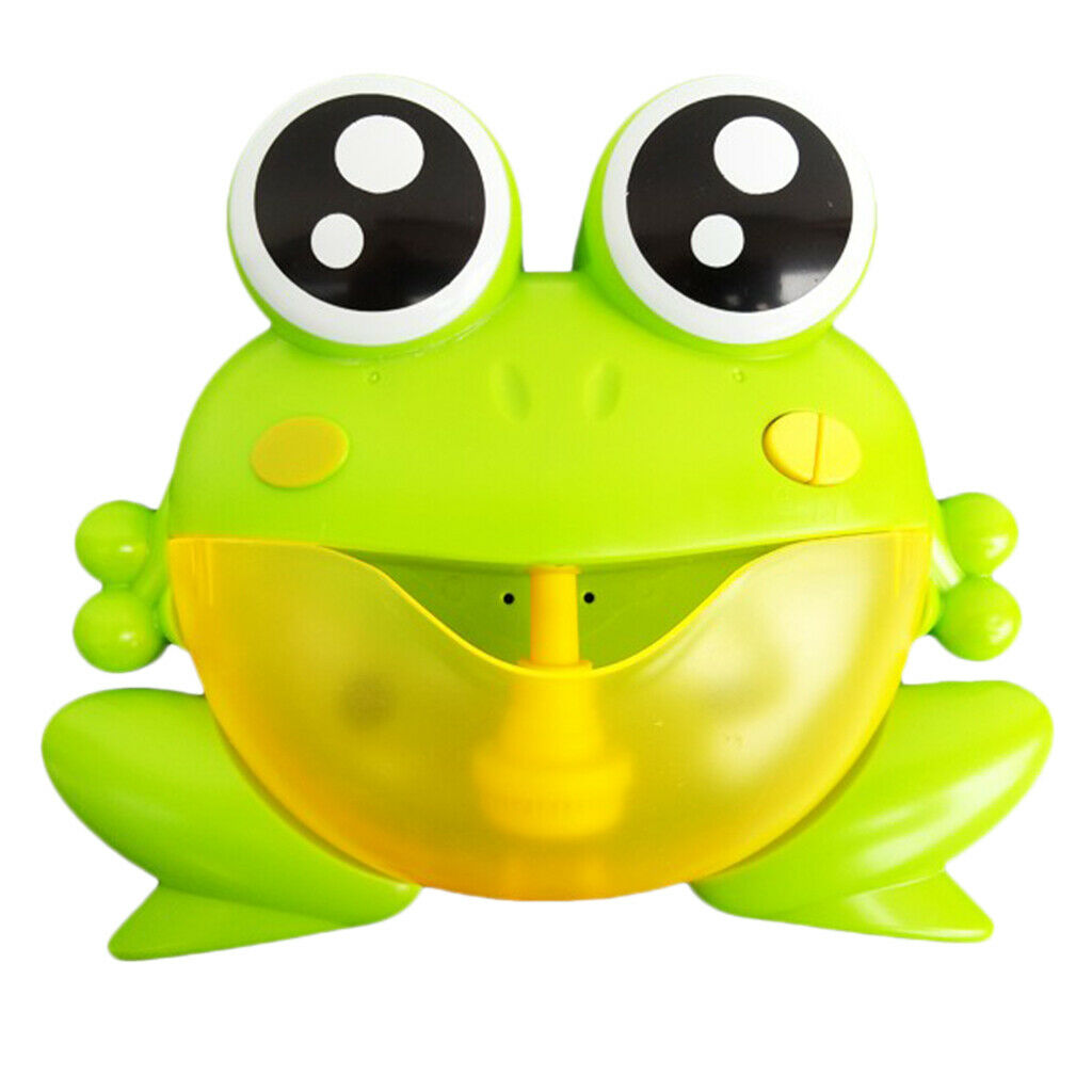Battery Powered Automatic Frog Bubble Machine, Portable Bubbles Maker for Kids