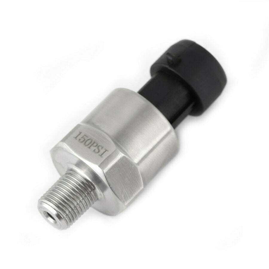 0-150 PSI Pressure Sensor Oil Fuel Stainless Steel Pressure Sender Gauge DC 5V