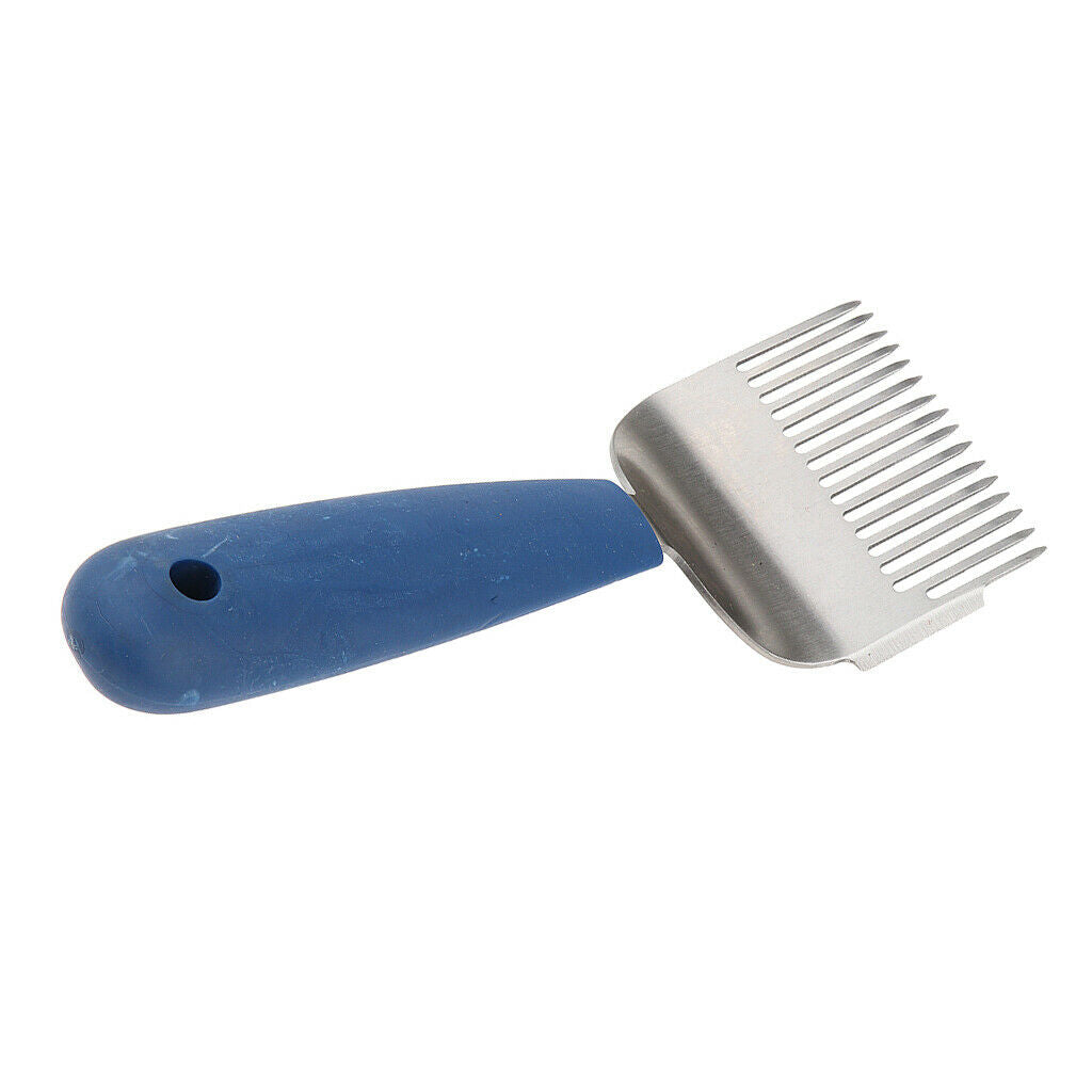 8'' Steel Straight Needle Uncapping Fork Bee Honey Sparse Rake Shovel Tool