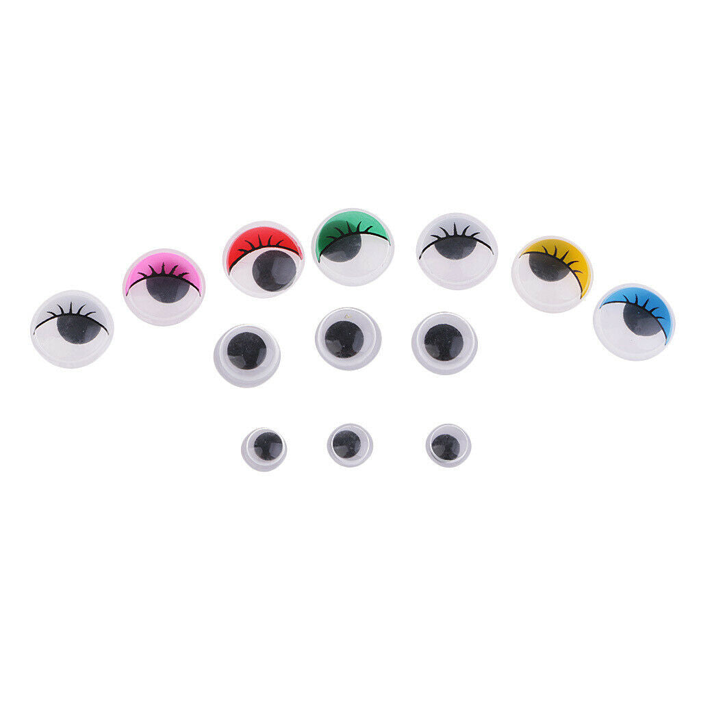 177 Pieces Teddy Eyes Safety Eyes Plastic Eyes Jewelry DIY Handicrafts
