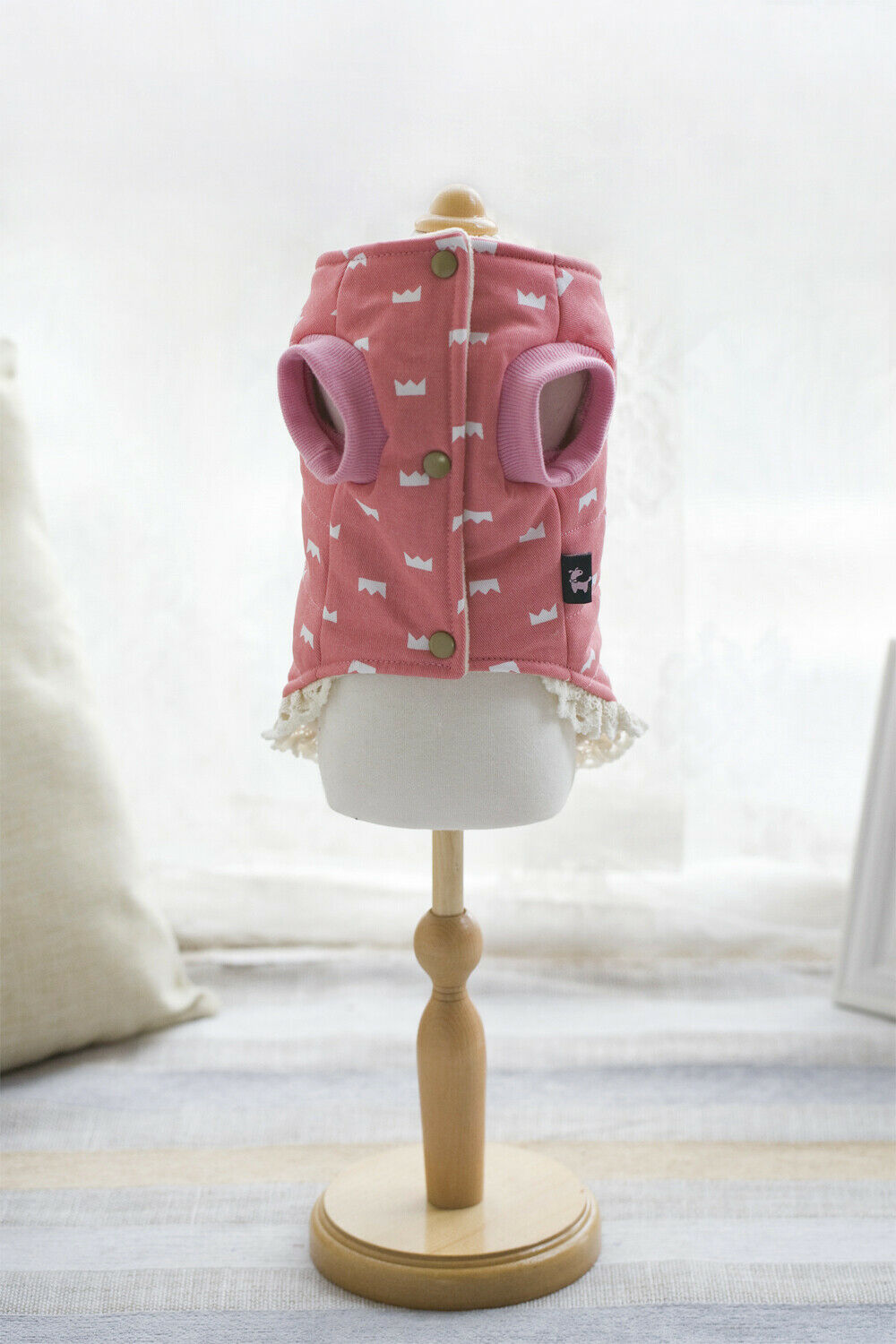 Pet Dog Cat Puppy Cute Soft Vest Hoodie Jacket Clothes Coat Apparel Rosy XL