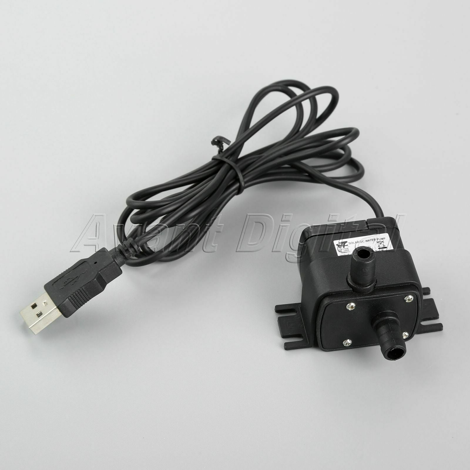 PC DC 12V Water Pump Brushless Motor Submersible Pump Wire w/ USB Interface