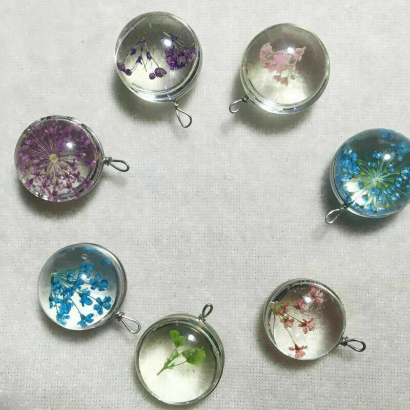 25MM 100Pcs Transparent Clear Round Flatback Domed Glass Cabochon Cover Finding