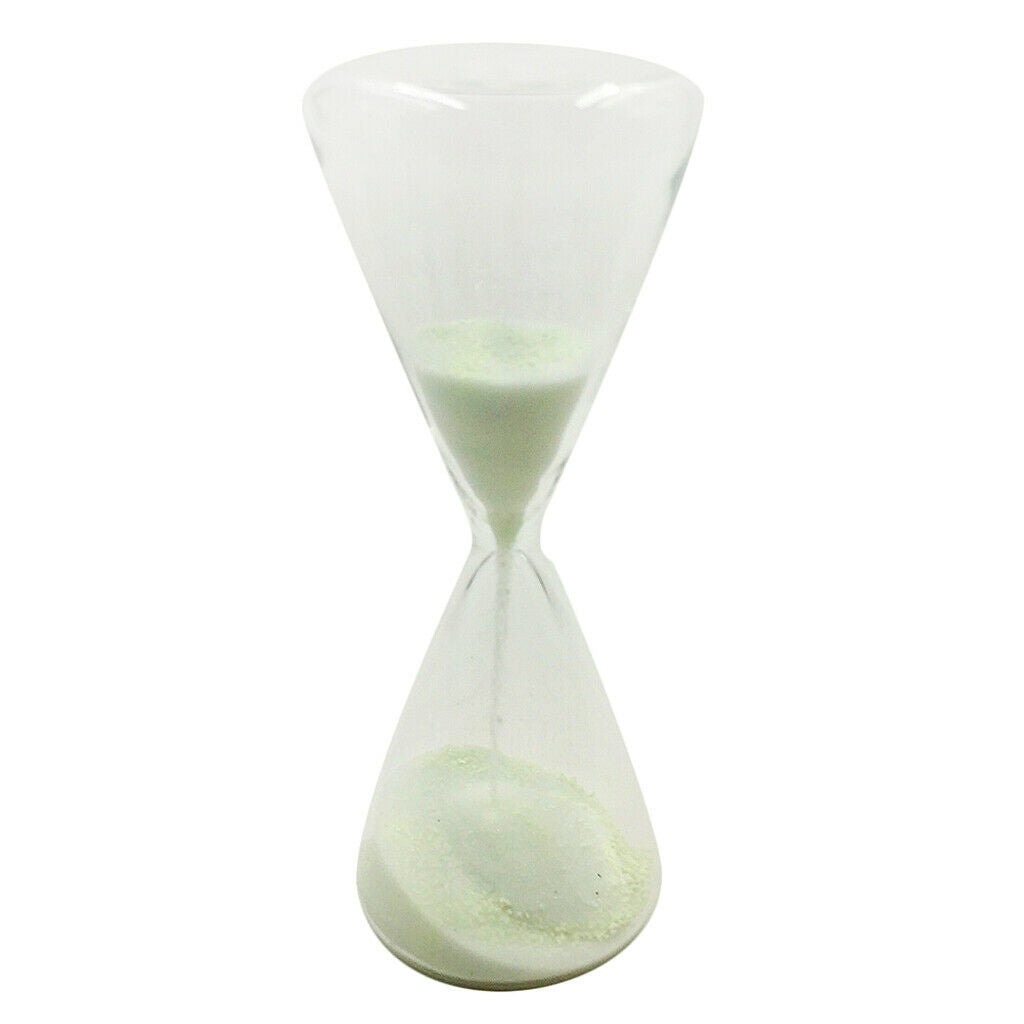 1 Minute Sand Timer Hourglass with White Sand Party Props Glow in The Dark