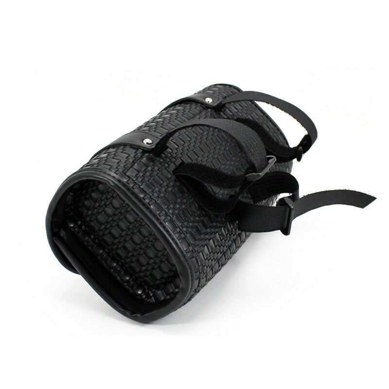 Motorcycle Handlebar Bag Fork Tool Bag Black for Dirt Bike Sissybar Storage Bag