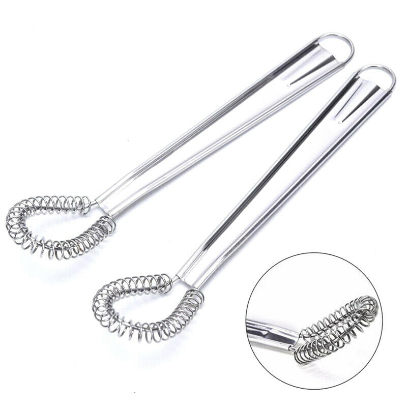 20cm Stainless Steel Magic Hand Held Spring Whisk Mini Kitchen Eggs Sauce.l8