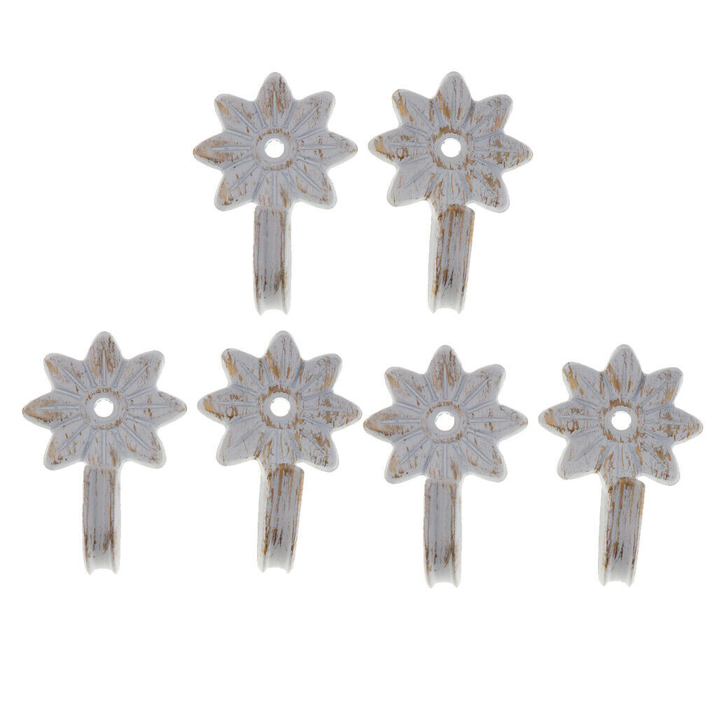 Home Decorative Curtain/Drapery Holdback, Set of 6Pcs