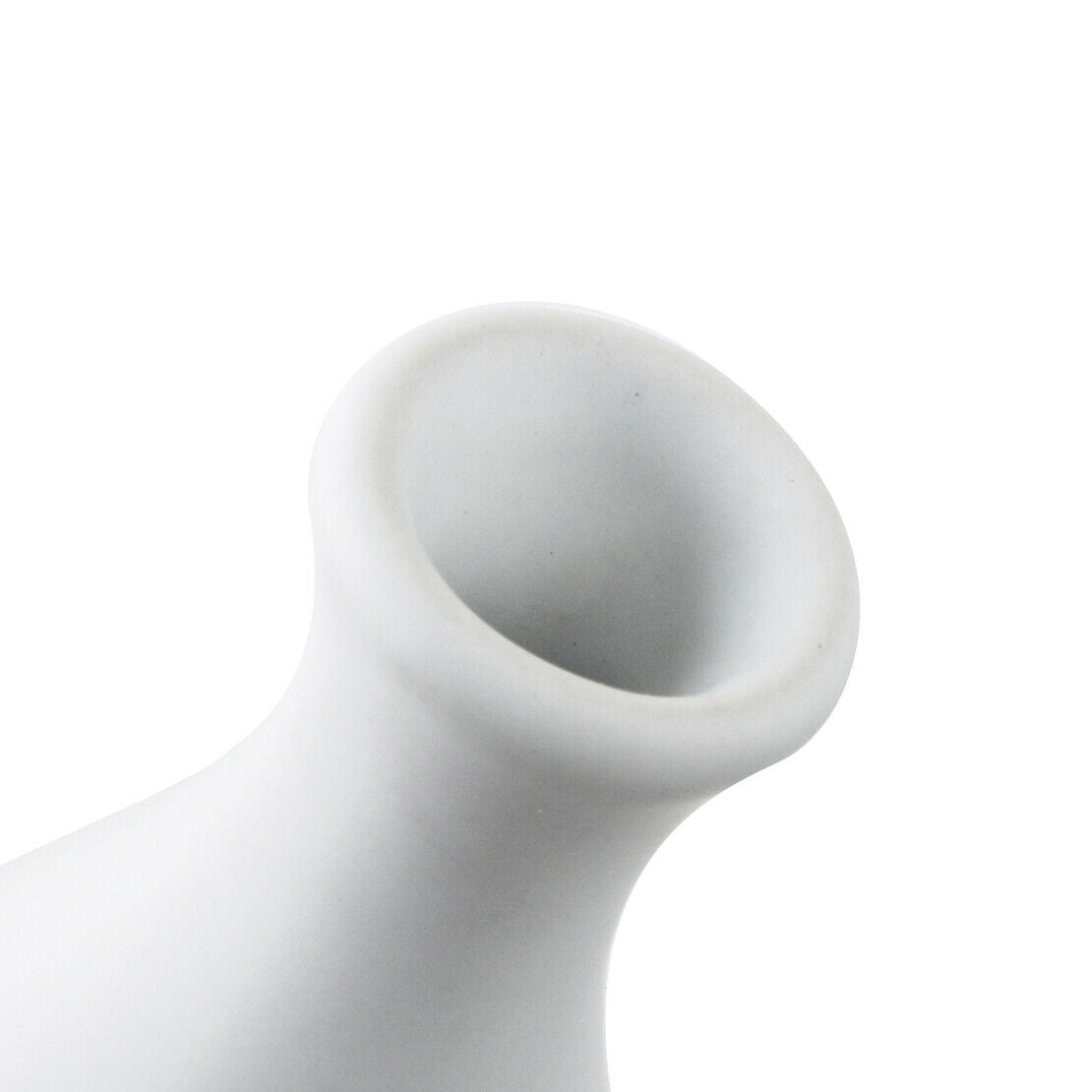 White Ceramic Flower Vase Flower Pot Flower Basket Home Decoration 25cm B8