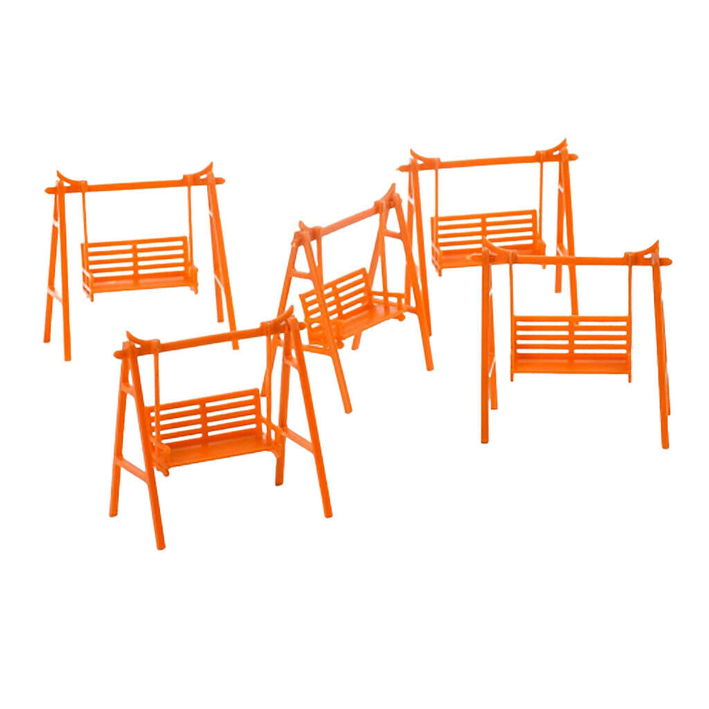 Minitures Ornament Decoration Furniture Toys Street Garden Decor Orange