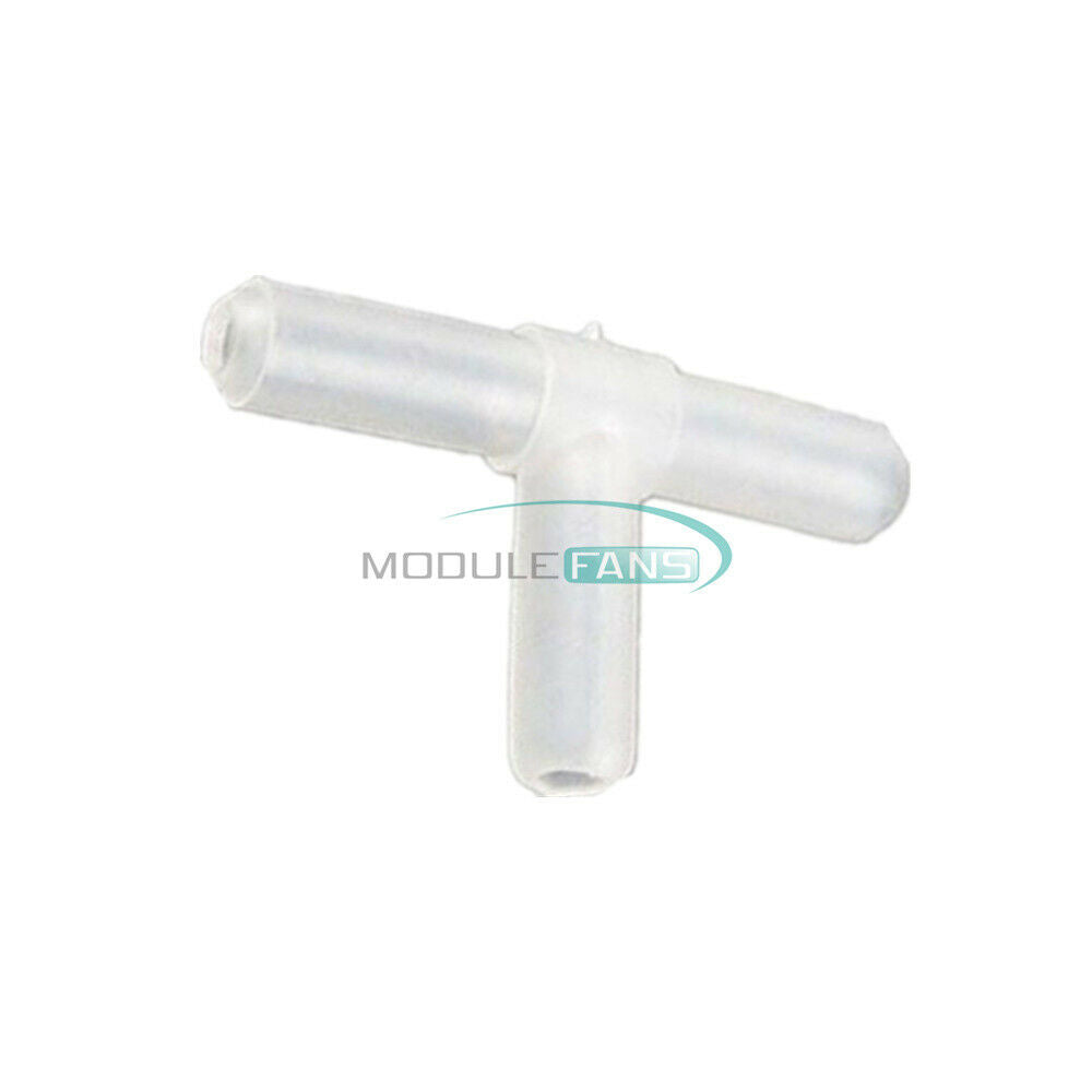 10PCS AQUARIUMS AIR VALVES 3 WAY T CONNECTOR TUBING.4mm