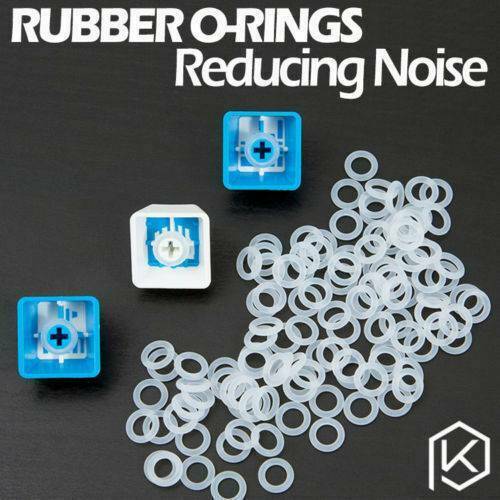 120x Rubber O-Ring Switch Dampeners For MX keyboard Dampers Keycap Replace Part~