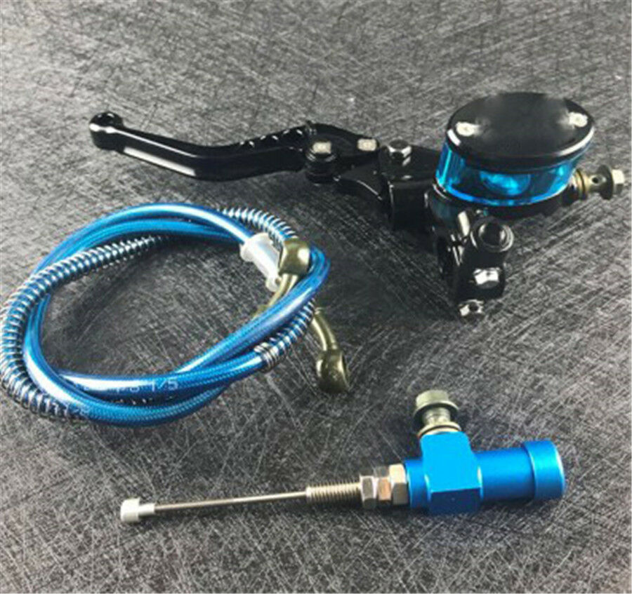 Motorcycle Hydraulic Clutch Lever Master Cylinder Knitting Oil Hose & Brake Pump