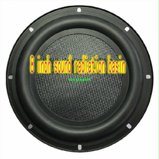 1pcs 8"inch bass radiator passive Speaker Woofer vibration basin With frame