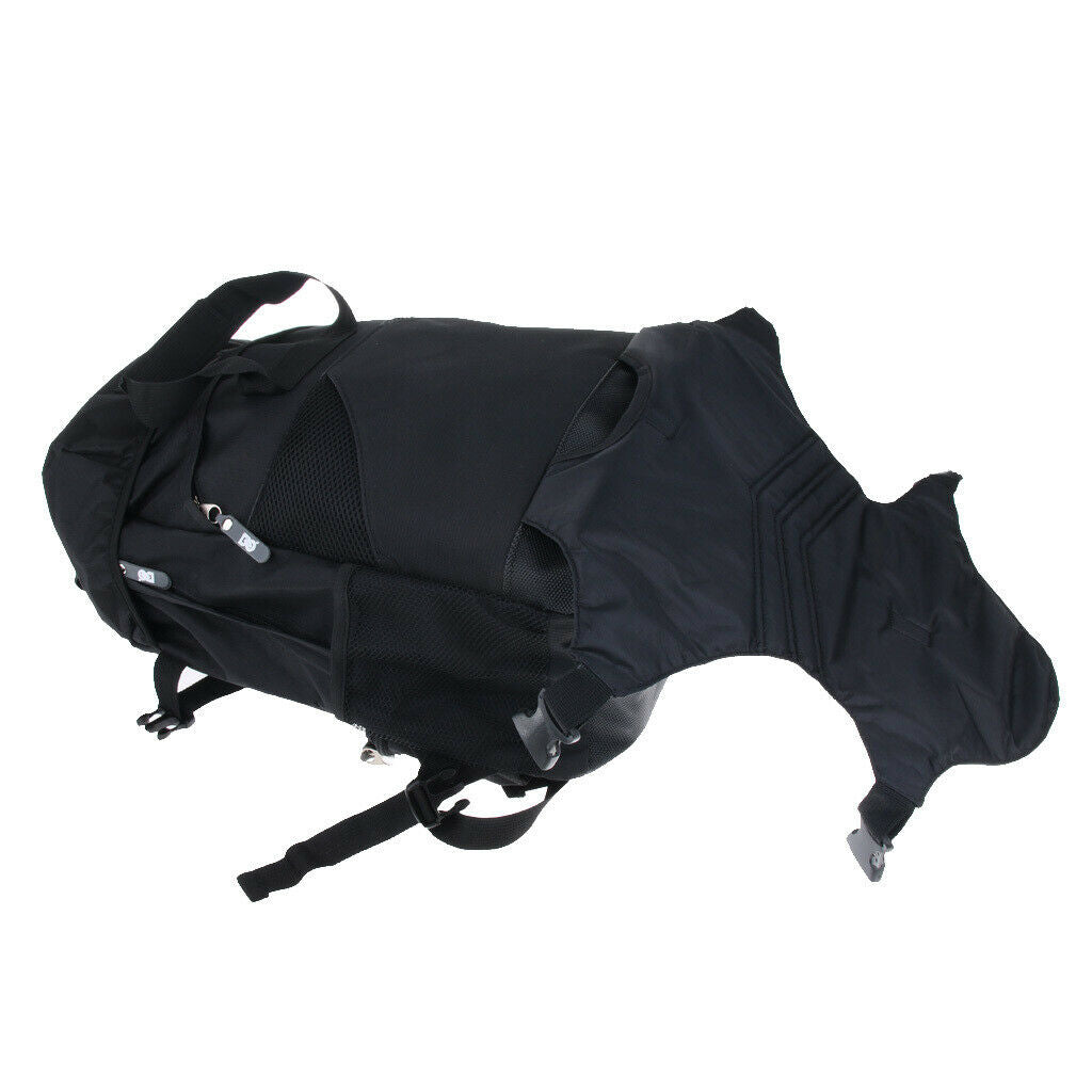 2X Quad Roller Skate Bag Shoulder Backpack Skates Sto Pouch Rucksack Black