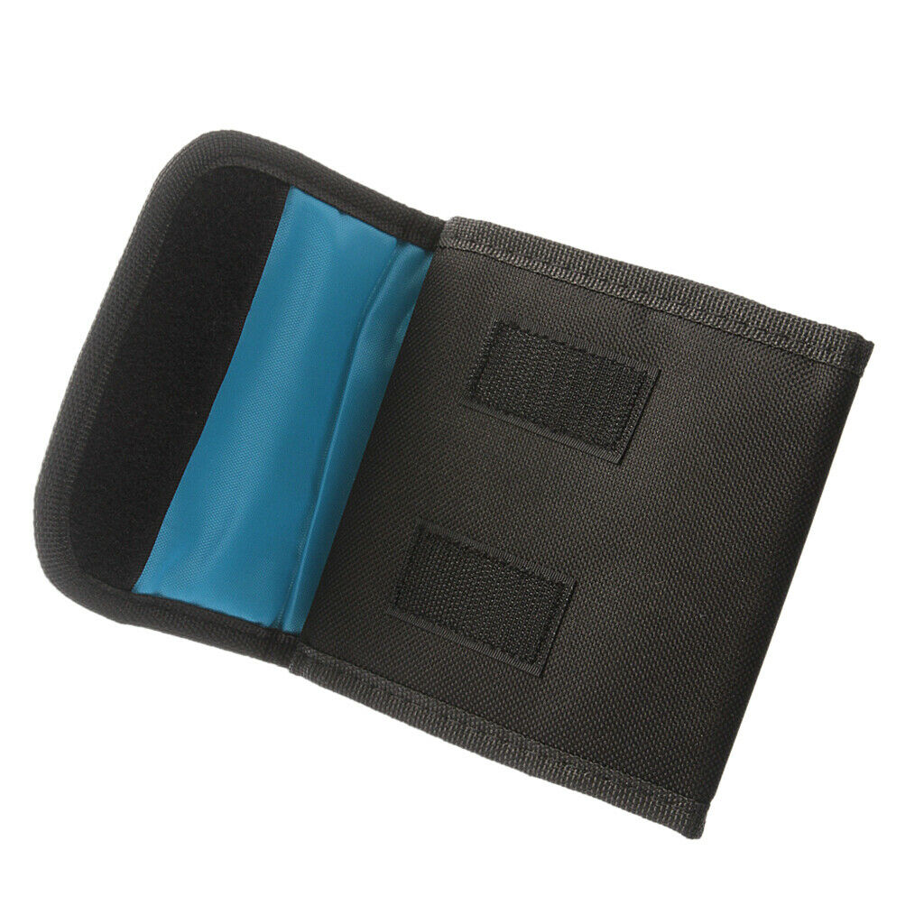 Black 3Solt 3 Pockets Cam 25mm-82mm Filter Case Bag Wallet Shell Lens Holder