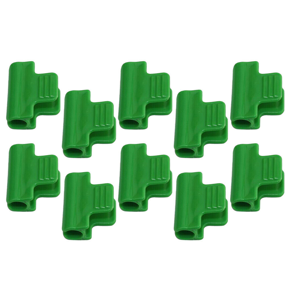 10 x Greenhouse Film Clamps Sunshade Net Hoop Clips Garden Care Tools 11mm