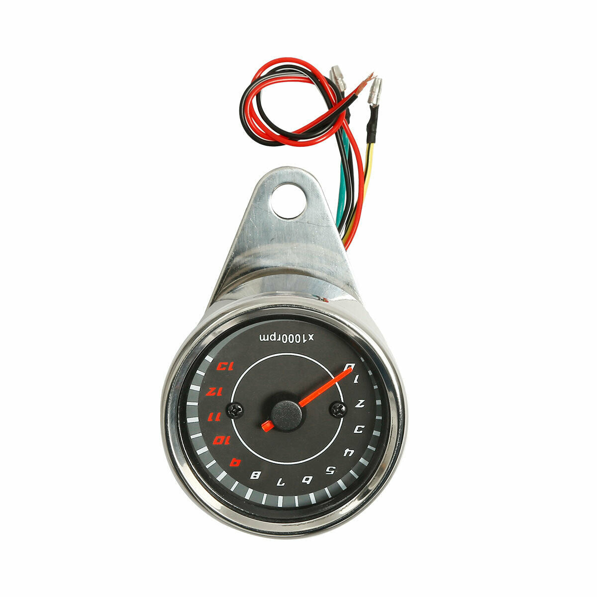 12V Universal Motorcycle LED Backlight Tachometer Speedometer Gauge