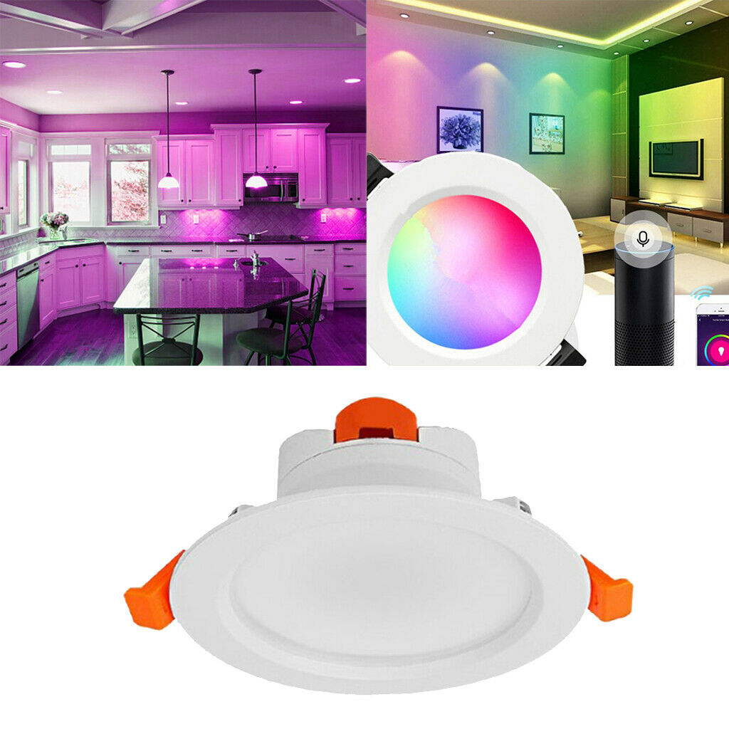 WiFi Smart LED Dimmable Spot Light Downlight Voice Control Energy Saver 7W