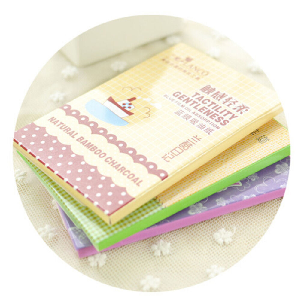 1 Pack Powerful Makeup Facial Oil Control Tissue Oil Absorbing Blotting Paper DD