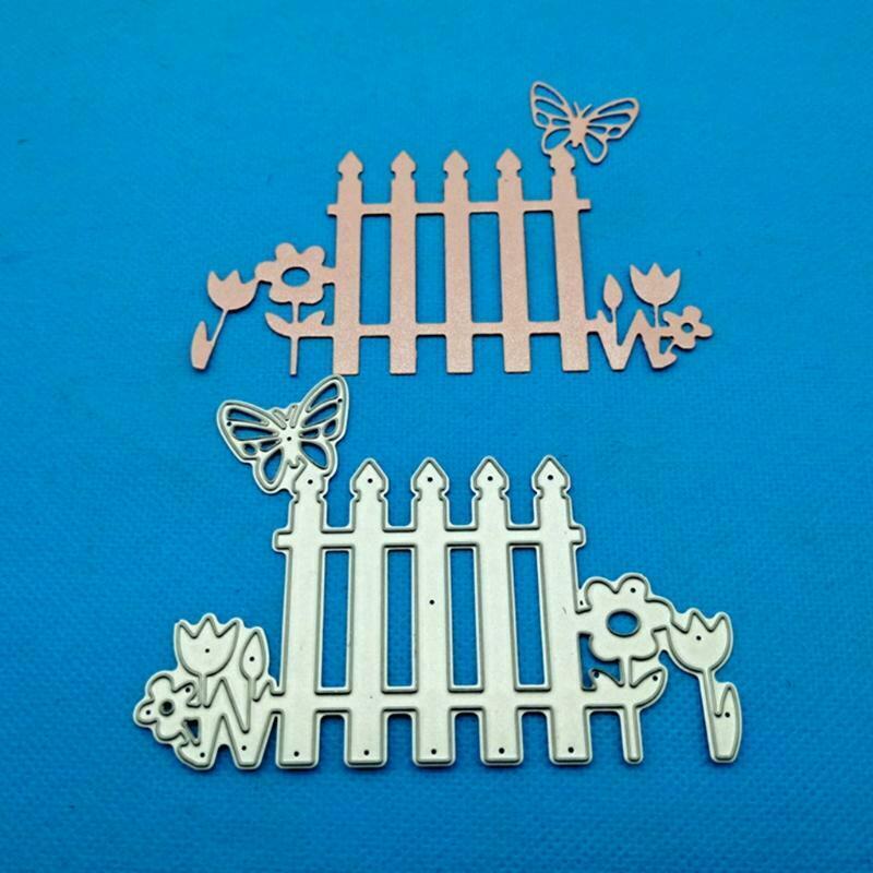Butterfly Fence Metal Cutting Dies Stencil DIY Scrapbooking Album Paper Template