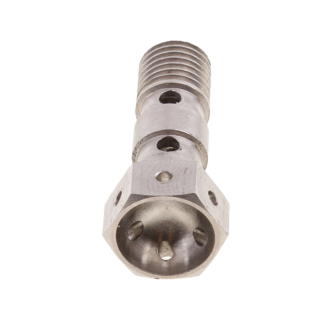 Titanium Double Banjo Bolt 10mm x Pitch 1.25 for Brembo Race Brake Dual Line