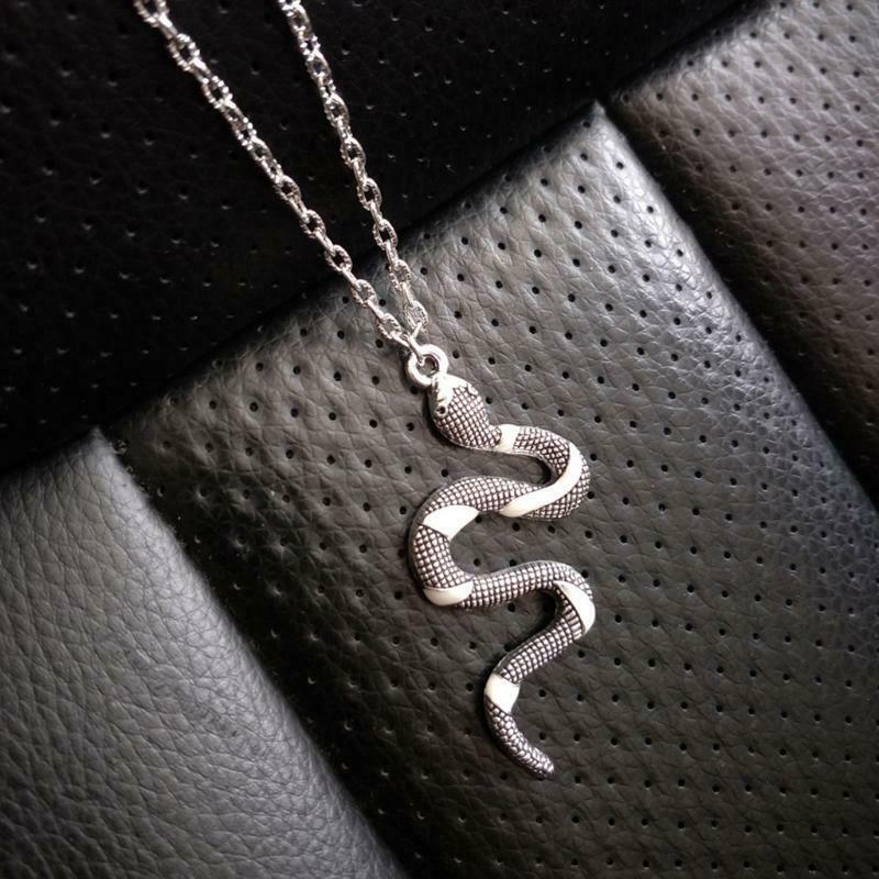 Fashion Necklace Luminous Serpent Pendant for Girls Ladies Birthday Party Gifts
