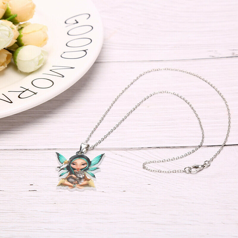Fashion Lovely Fairy Princess Necklace Women's Butterfly Necklace Penda.l8