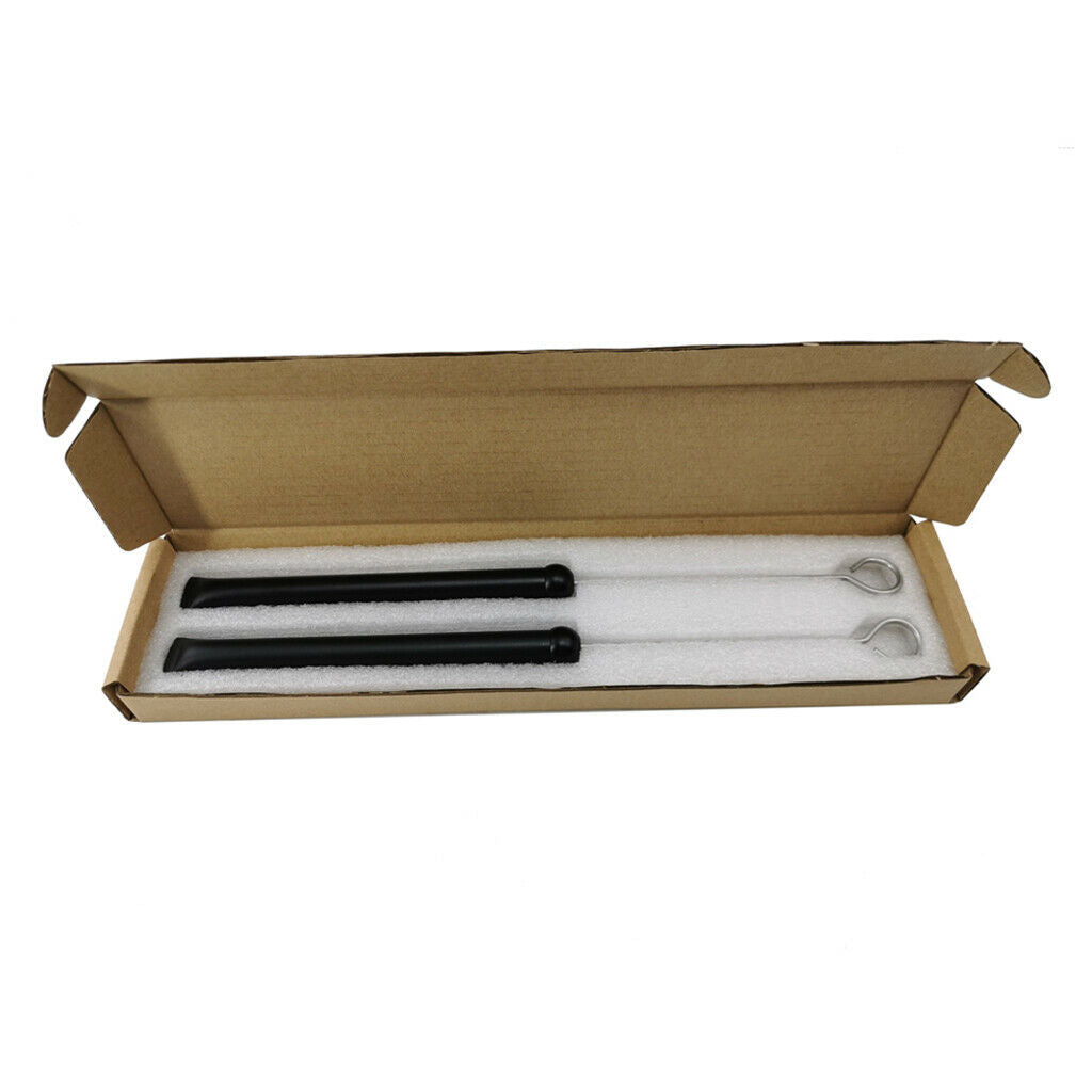 1 Pair Drum Brush Retractable Drum Wire Brush With Aluminum Handle Black