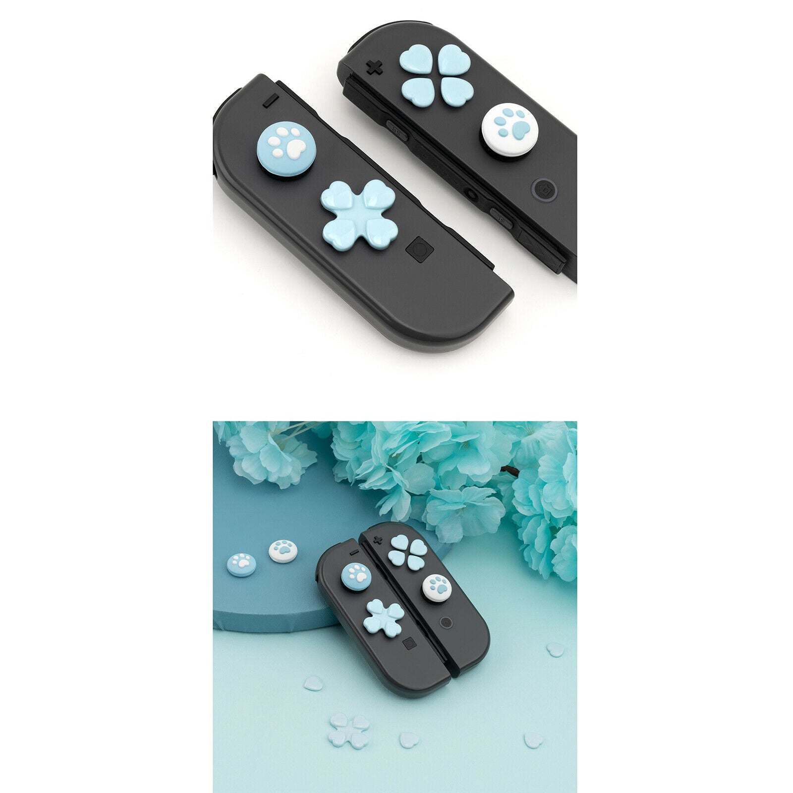 Cat Claw Design Joystick Protective Cover Gamepad Accessories Kit Gaming
