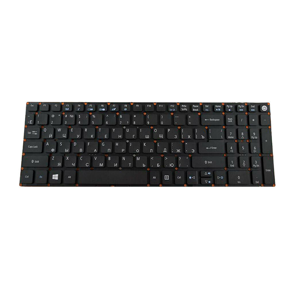Replacement Russian Portable Keyboard For  Aspire E5-573 E5-573T E5-573TG, Black
